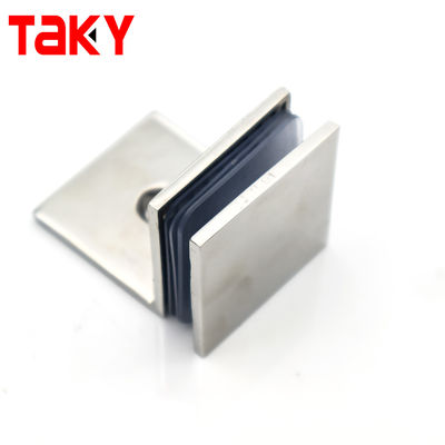 Grampos de vidro para a parede da casa de banho Grampos quadrados 90 graus Conectar Grampos de vidro