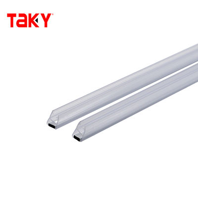 Moldura de uso de porta de vidro Selo de PVC Tira de vedação à prova d'água inferior protetora