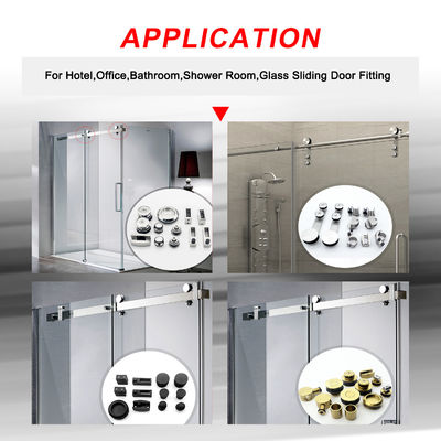Door Hanging Sliding Door Kit Stainless Steel Shower Glass Sliding Door System