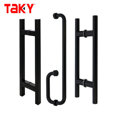 Bom preço Portas e janelas de aço inoxidável 304 Matt Cor preta Tubos de vidro on-line