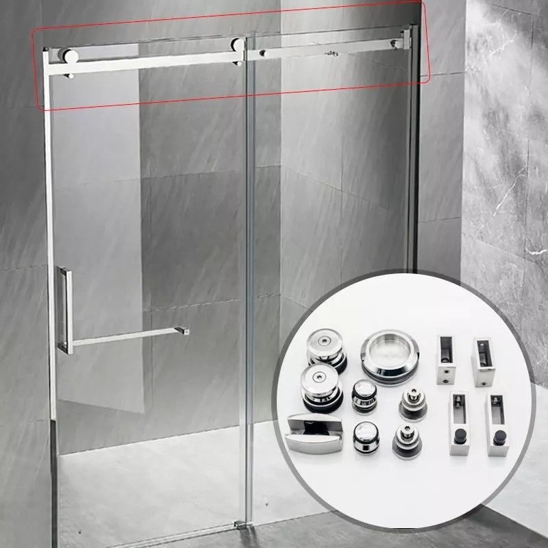 SS304 Quadrado 30 * 10mm Tubos de chuveiro de barra com porta deslizante