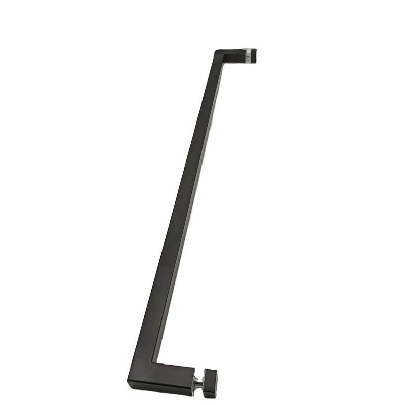 Bom design de aço inoxidável304 Porta puxar alça para banheiro portas de vidro em preto Matt