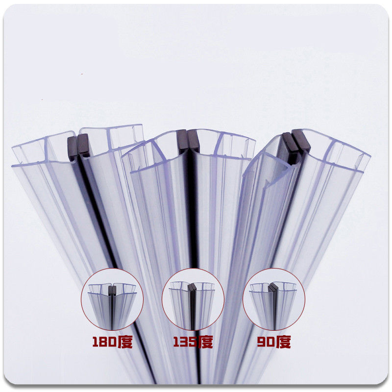 Portas de vidro transparentes Design de vidro impermeável Shower Portas de vedação de fita para 6-12MM
