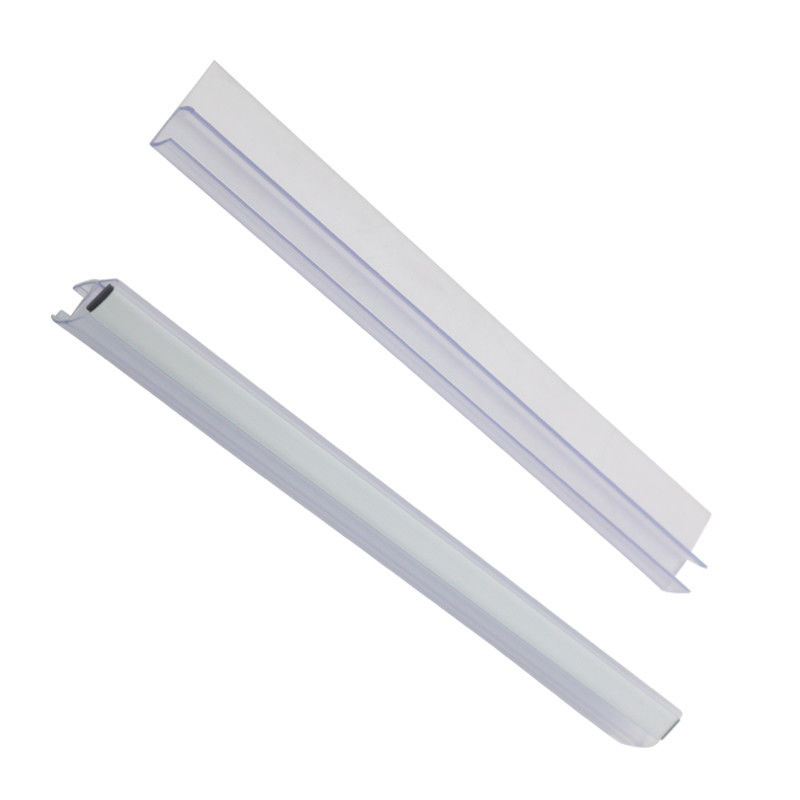 8-12mm PVC impermeável de borracha vidro de chuveiro porta de vedação tira para comprimento normal 2200/2400mm