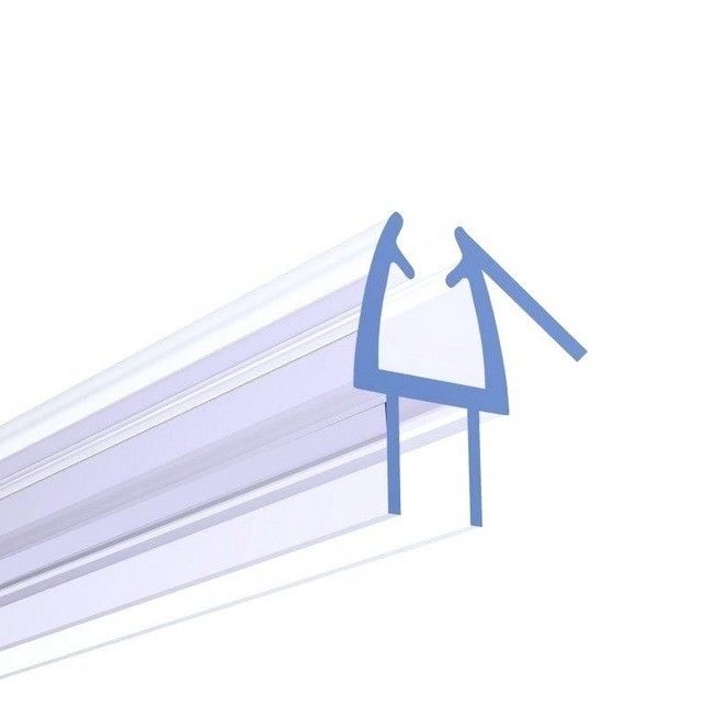 Design moderno 8-12mm PVC transparente selos de água tira para tela de chuveiro Função de elevação longa