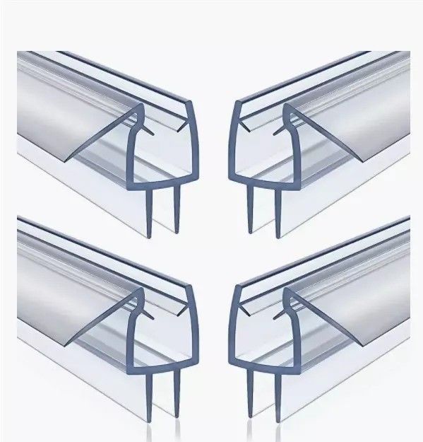 Função de elevação longa PVC plástico porta de chuveiro fundo de vedação tira para banheiros modernos