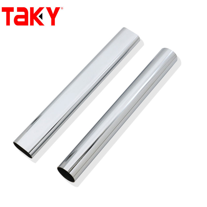Porta deslizante com tubo de aço inoxidável de 25 mm de diâmetro e alta resistência à corrosão