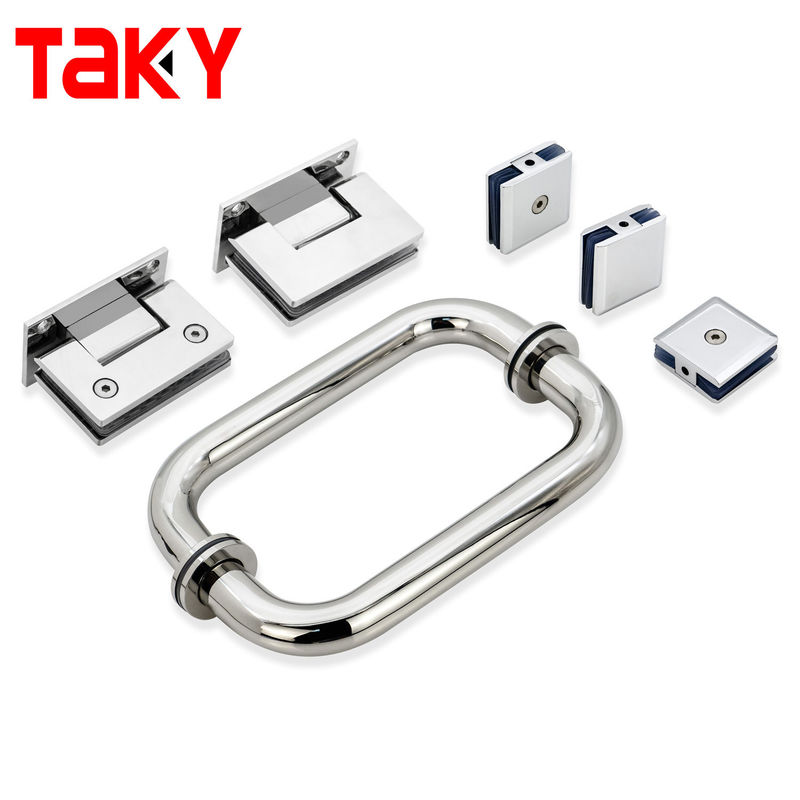 1.0mm Espessura do tubo de aço inoxidável D tipo porta de vidro puxar alça para hotel duche