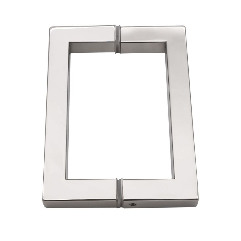 Moderno design porta de vidro inoxidável manobra para Back To Back Edifício padrão interno