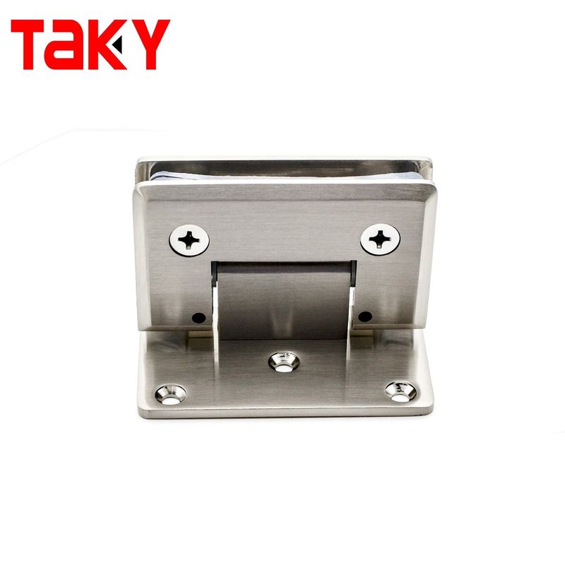 Sliver Chrome Finish Doors Shower Hinges para porta de vidro dobrável Excelente valor