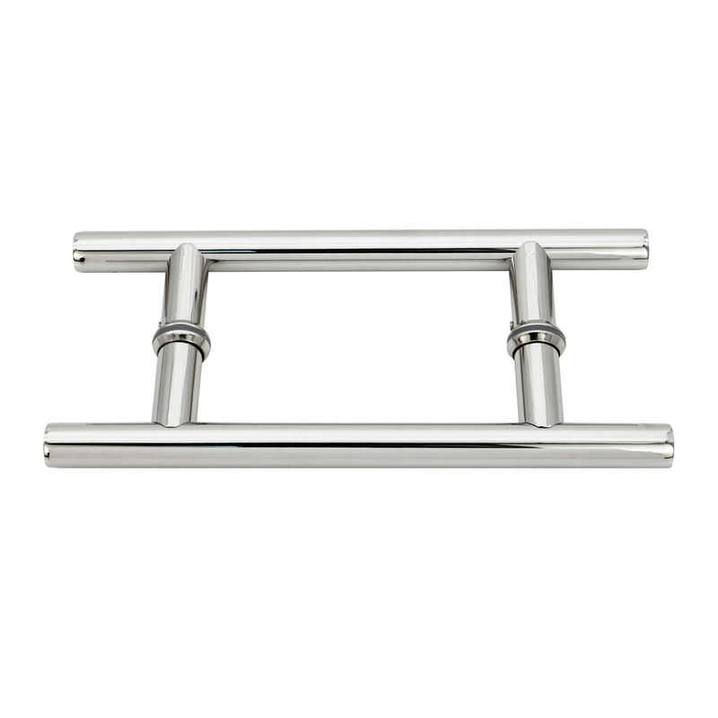 16 "Heavy Duty H Shape Sliding Door Handle para Portas de Chrom duplo lado Push Pull
