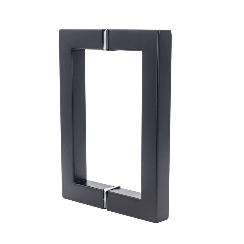 Porta de chuveiro quadrada de aço inoxidável 6 "8" de volta para trás para design de hotel moderno