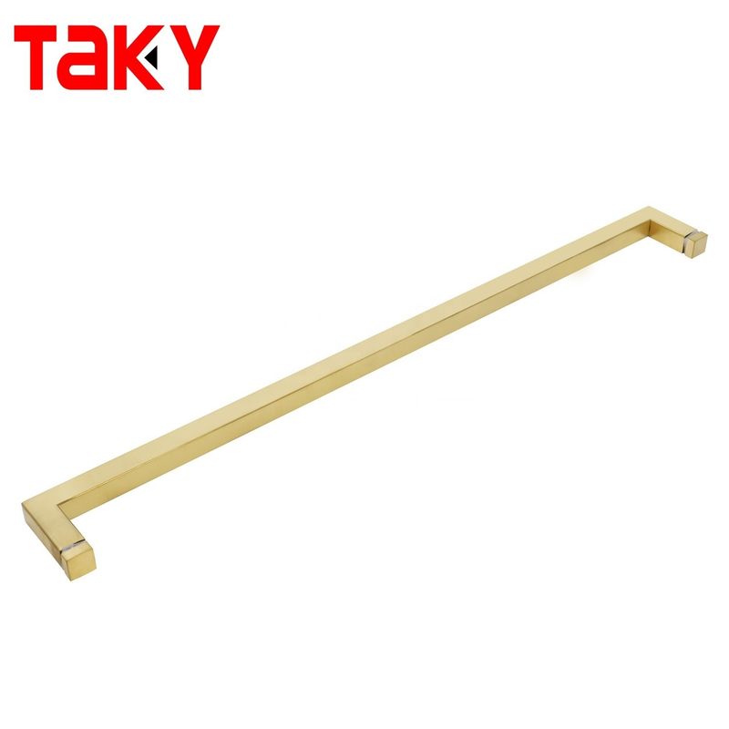 1.0mm Espessura Quadrada Garra de Garra de Vidro para Porta de Chuveiro SS304 Resistente à Corrosão