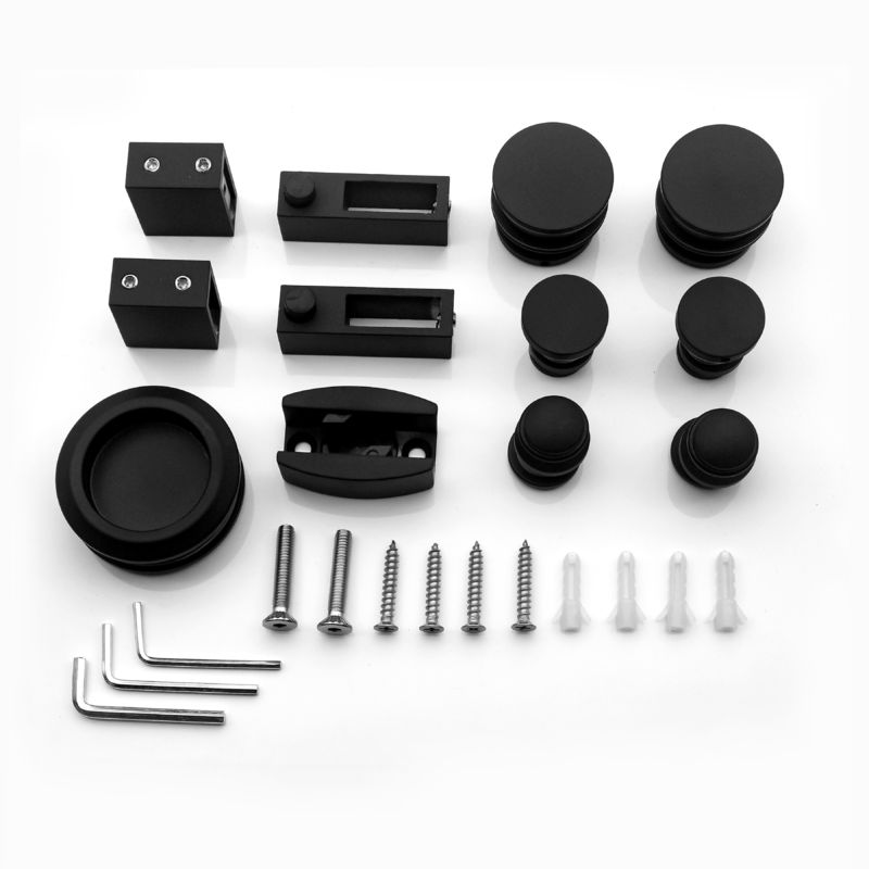 Kit de chuveiro de vidro sem enquadramento com caixa de material ss304