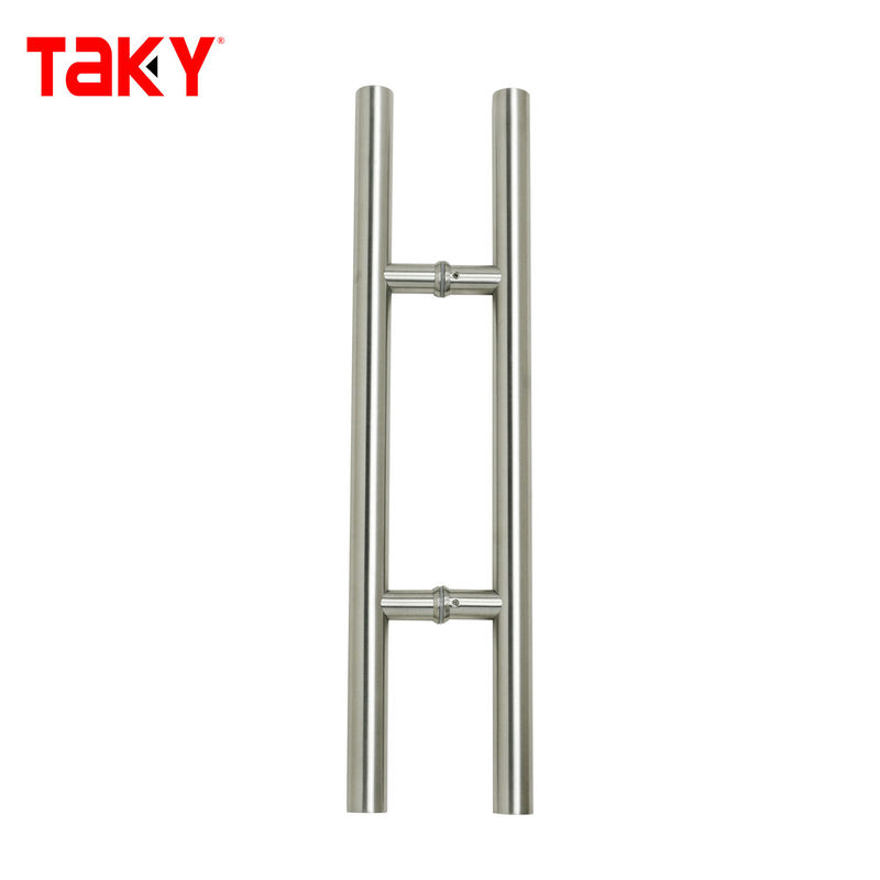 Porta de vidro de aço inoxidável exterior puxar alça para banheiro de 600 mm de comprimento Sala de chuveiro