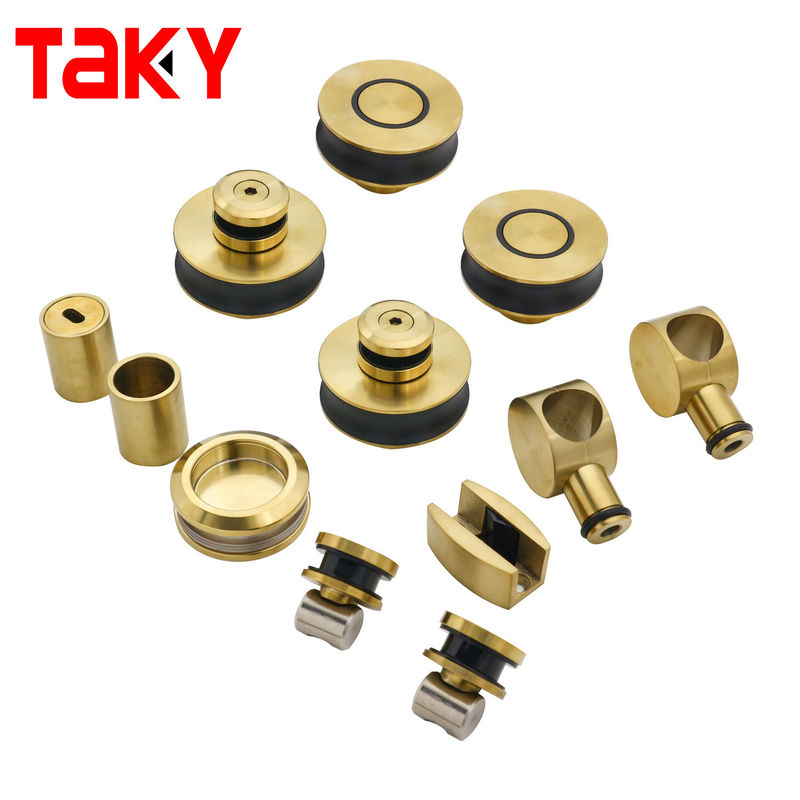 Kit de ferramentas de porta de vidro deslizante de liga de zinco sem quadro de alta qualidade