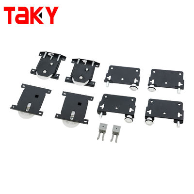 Bom preço Long Life Alumínio trilho de porta deslizante e rodas para ajuste de hardware de guarda-roupa moderna on-line