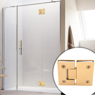 Bom preço Modern Design Rosa Dourado Bacia de Chuveiro para Bifold Glass Ducha Porta Cerniere Box Doccia on-line