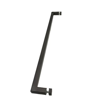 Bom preço Bom design de aço inoxidável304 Porta puxar alça para banheiro portas de vidro em preto Matt on-line