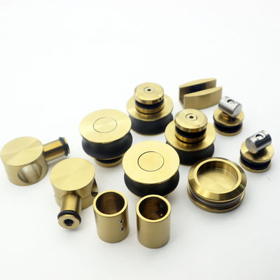 Bom preço 70mm Big Wheel 8-12mm portas deslizantes de vidro sem quadro Kit externo para casa de banho on-line