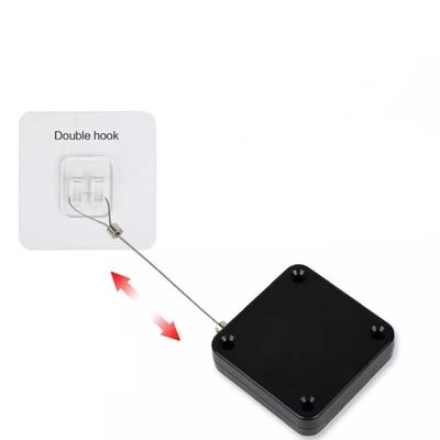 Bom preço 800G 1000G ABS preto branco multifunção fechador de porta sem punção com 44*44*1,6cm Tamanho on-line