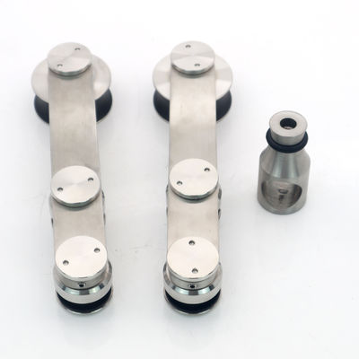 Bom preço Ferramentas de sistema de portas deslizantes de chapa cromada para gabinetes de chuveiro de vidro sem quadro de madeira on-line