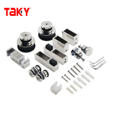 Bom preço Acessórios de portas deslizantes de vidro de aço inoxidável Tipo quadrado Durável e econômico on-line