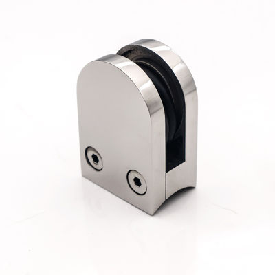 Bom preço Instalação de parede de aço inoxidável Banheiro Chuveiro Grampos de vidro Grampos de canto quadrados Grampos pesados on-line
