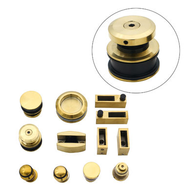 Kit de painel de porta de celeiro deslizante sem quadro de vidro temperado quadrado para vidro de 6-12 mm