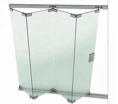 Bom preço Ferramentas de vidro de liga de zinco deslizante dobrável sistemas de vidros sem quadro porta dupla interior on-line