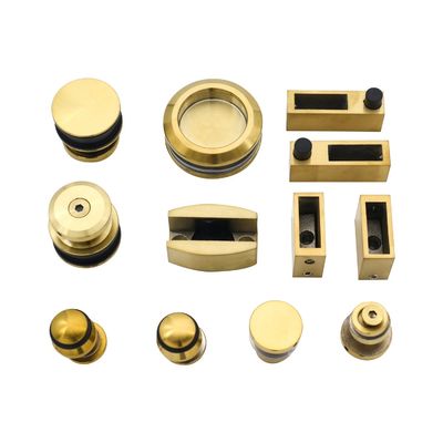 Bom preço Ferramentas de portas deslizantes sem quadro de aço inoxidável 304 para portas de vidro temperado quadrado on-line