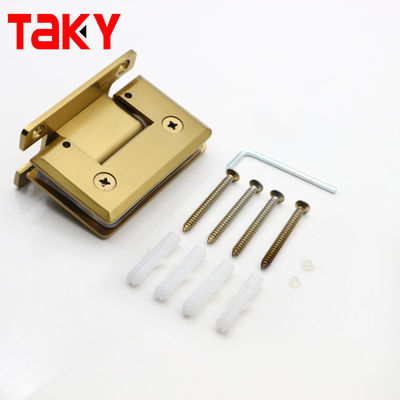 Bom preço Auto-fechamento de cristal de dobradiça 135 para 8mm portas de vidro de aço satinado porta de janela dobradiças polidas on-line