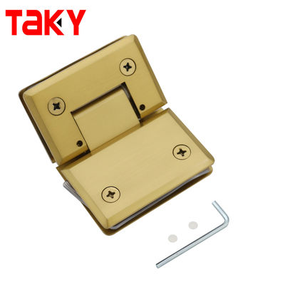 Bom preço Sliver/Black 135 graus de vidro para vidro Muralha de chuveiro com construção de aço inoxidável on-line