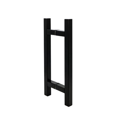 Bom preço Matt preto em forma de L porta de banheiro de vidro de mangueira para chuveiro feito de aço inoxidável 304 on-line