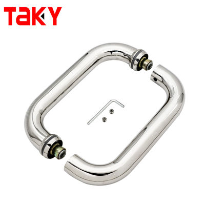 Bom preço Manos de puxa de portas de vidro de alumínio de duas faces duráveis para aplicações de portas externas on-line