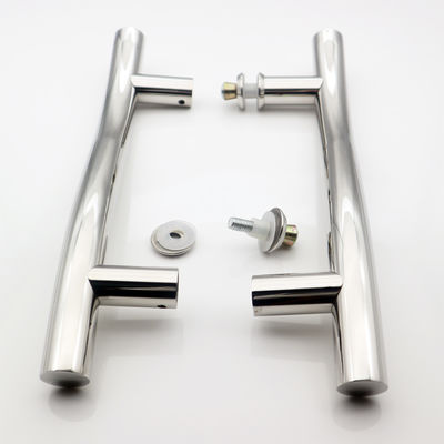 Bom preço SS304 Design moderno de aço inoxidável porta de vidro única puxar alça para porta interior on-line