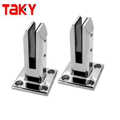 Bom preço Aço inoxidável 8-12MM parafusão para baixo Spigot de vidro grampos de corrimão Bisagra Para Vidrio on-line