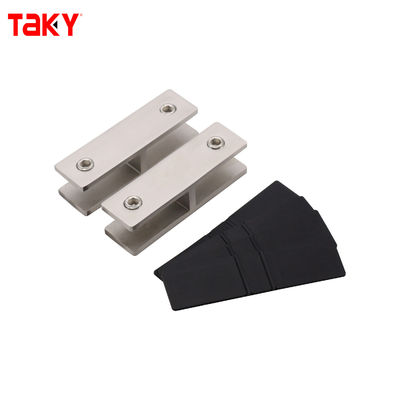 Bom preço Grampo de corrimão de vidro sem moldura de aço inoxidável de 180 graus on-line