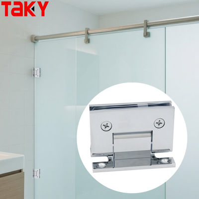 Bom preço Fornecedor 90 graus de montagem na parede emoldurada 8-12mm porta de chuveiro de vidro h cadeia de dobradiça on-line