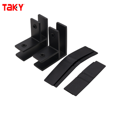 Clamps de vidro de aço inoxidável piscina vedação porta vidro para a parede clipe de vidro