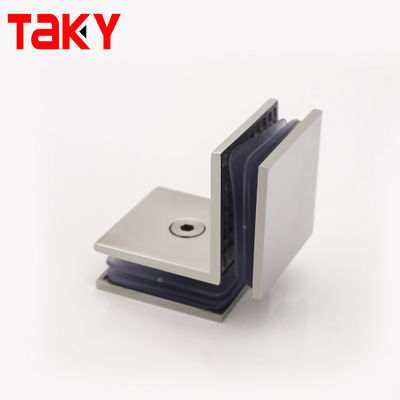 Bom preço Fabrica Fabricante Grampos de vedação de vidro de 90 graus Grampos de porta de vidro de painel duplo on-line