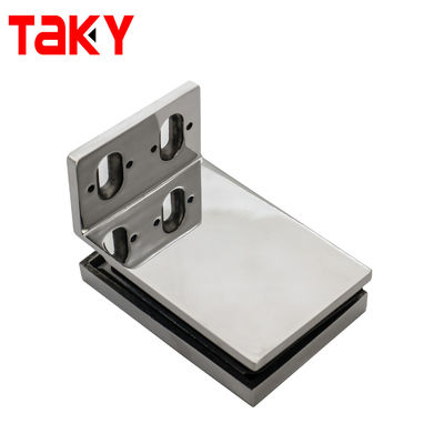Modern Soft Close Solid Brass Glass Shower Hinge para 8-12mm Portas de Chuveiro Sem Quadro
