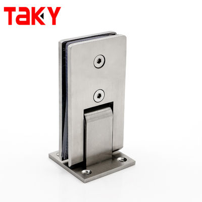 Bom preço 90 Degree Wall to Glass Glass Hinge Stainless Steel Glass Door Hinge Material Glass Shower Hinge on-line