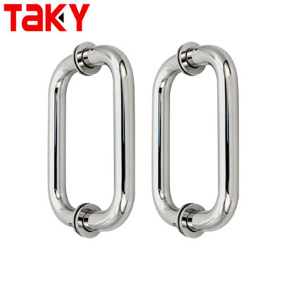 Factory Wholesale Customized Glass Door Handles Stainless Steel 304 Bathroom Shower Door Pull Handle