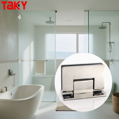 Bom preço 90 graus de parede montada aço inoxidável de vidro de banho de dobradiça para 8-12mm de vidro de porta de dobradiça on-line