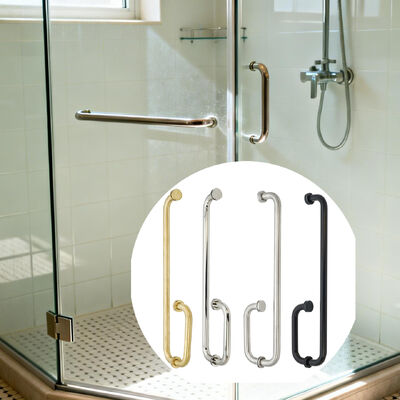 Polished Finish SS304 Modern Design Shower Glass Door Handle and Glass Door Pull Handle