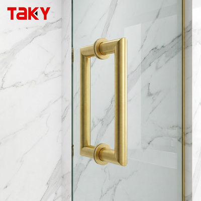 Bom preço Maçaneta de porta de vidro personalizada, porta de bar moderna e luxuosa de alta qualidade, maçaneta de porta de hotel on-line