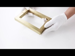 TK-H001 puxador de porta de vidro dourado