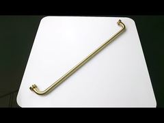 Puxador de porta de vidro dourado TK-C039